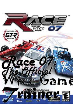 Box art for Race
07:
The Official Wtcc Game Trainer