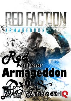 Box art for Red
            Faction: Armageddon Dx9 & Dx11 Trainer