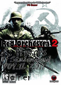 Box art for Red
Orchestra 2: Heroes Of Stalingrad V09.16.2011 Trainer