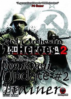 Box art for Red
Orchestra 2: Heroes Of Stalingrad V09.16.2011 Update #2 Trainer