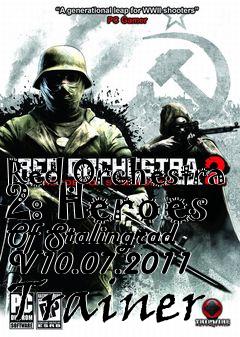 Box art for Red
Orchestra 2: Heroes Of Stalingrad V10.07.2011 Trainer