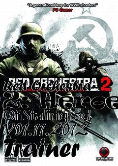 Box art for Red
Orchestra 2: Heroes Of Stalingrad V01.11.2012 Trainer