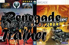 Box art for Renegade
Ops V12.20.2011 Trainer