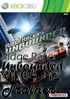 Box art for Ridge
Racer Unbounded V1.04 +12 Trainer