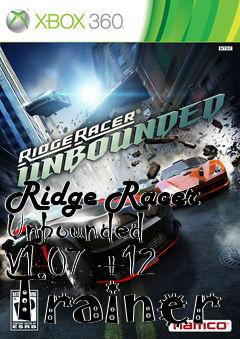 Box art for Ridge
Racer Unbounded V1.07 +12 Trainer