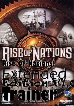 Box art for Rise
Of Nations: Extended Edition V1.07 Trainer