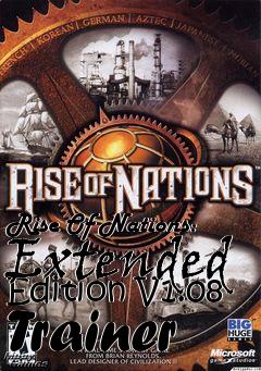 Box art for Rise
Of Nations: Extended Edition V1.08 Trainer