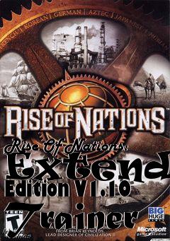 Box art for Rise
Of Nations: Extended Edition V1.10 Trainer