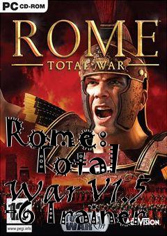 Box art for Rome:
      Total War V1.5 +6 Trainer