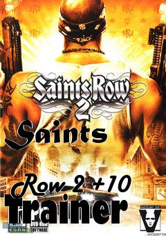 Box art for Saints
            Row 2 +10 Trainer