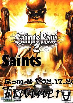 Box art for Saints
            Row 2 V02.17.2009 Trainer