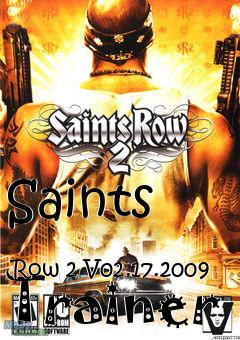 Box art for Saints
            Row 2 V02.17.2009 Trainer