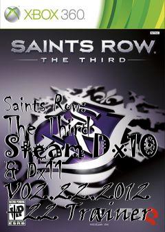 Box art for Saints
Row: The Third Steam Dx10 & Dx11 V02.22.2012 +22 Trainer