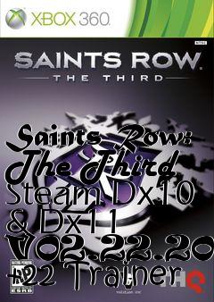 Box art for Saints
Row: The Third Steam Dx10 & Dx11 V02.22.2012 +22 Trainer