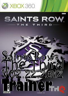 Box art for Saints
Row: The Third V02.22.2012 Trainer