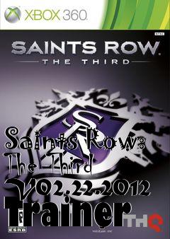 Box art for Saints
Row: The Third V02.22.2012 Trainer