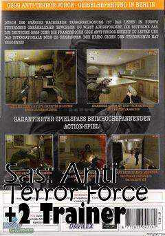 Box art for Sas:
Anti Terror Force +2 Trainer