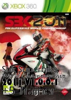 Box art for Sbk
Superbike World Championship 2011 V1.0.0.1 +5 Trainer