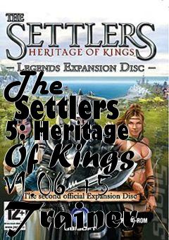 Box art for The
      Settlers 5: Heritage Of Kings V1.06 +5 Trainer