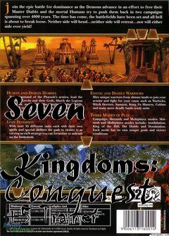 Box art for Seven
            Kingdoms: Conquest +5 Trainer
