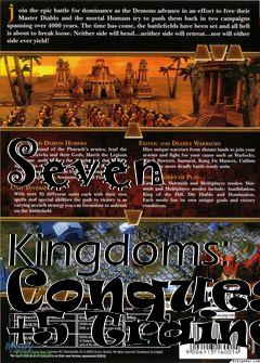 Box art for Seven
            Kingdoms: Conquest +5 Trainer