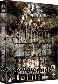 Box art for Shadowgrounds
+5 Trainer