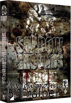 Box art for Shadowgrounds
+5 Trainer