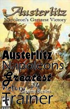 Box art for Austerlitz Napoleons Greatest
Victory +4 Trainer