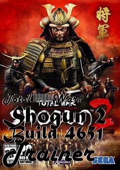 Box art for Total
						War: Shogun 2 Build 4651 Trainer