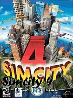 Box art for Simcity 4 V1.0 +2 Trainer