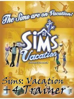 Box art for Sims:
Vacation +4 Trainer