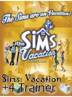 Box art for Sims:
Vacation +4 Trainer