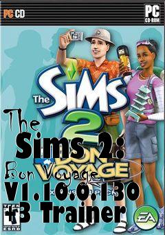 Box art for The
      Sims 2: Bon Voyage V1.10.0.130 +3 Trainer