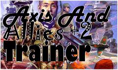 Box art for Axis And Allies +2 Trainer