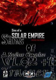 Box art for Sins
            Of A Solar Empire V1.02 +13 Trainer