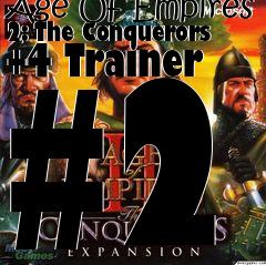 Box art for Age Of Empires
2: The Conquerors +4 Trainer #2