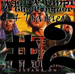 Box art for Age Of Empires
2: The Conquerors +4 Trainer #2