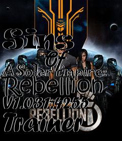 Box art for Sins
            Of A Solar Empire: Rebellion V1.031.4255 Trainer