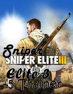 Box art for Sniper
            Elite 3 +5 Trainer