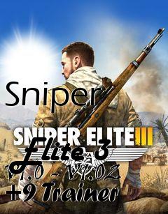 Box art for Sniper
            Elite 3 V1.0 - V1.02 +9 Trainer