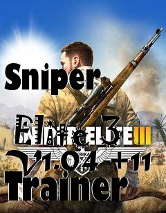 Box art for Sniper
            Elite 3 V1.04 +11 Trainer