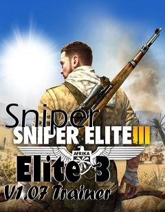 Box art for Sniper
            Elite 3 V1.07 Trainer