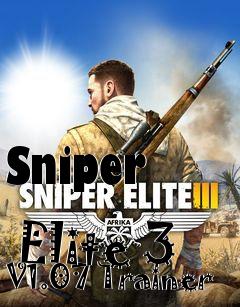 Box art for Sniper
            Elite 3 V1.07 Trainer