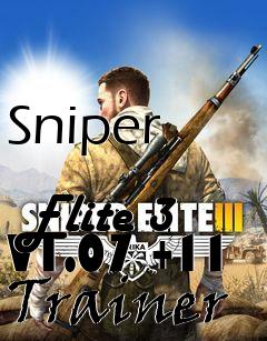 Box art for Sniper
            Elite 3 V1.07 +11 Trainer