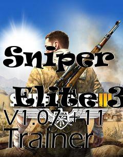 Box art for Sniper
            Elite 3 V1.07 +11 Trainer