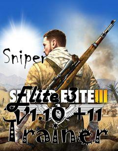 Box art for Sniper
            Elite 3 V1.10 +11 Trainer