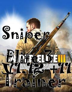 Box art for Sniper
            Elite 3 V1.12 +11 Trainer