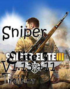 Box art for Sniper
            Elite 3 V1.13 +11 Trainer