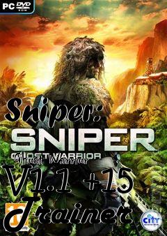 Box art for Sniper:
            Ghost Warrior V1.1 +15 Trainer