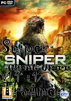 Box art for Sniper:
            Ghost Warrior V1.1 +12 Trainer